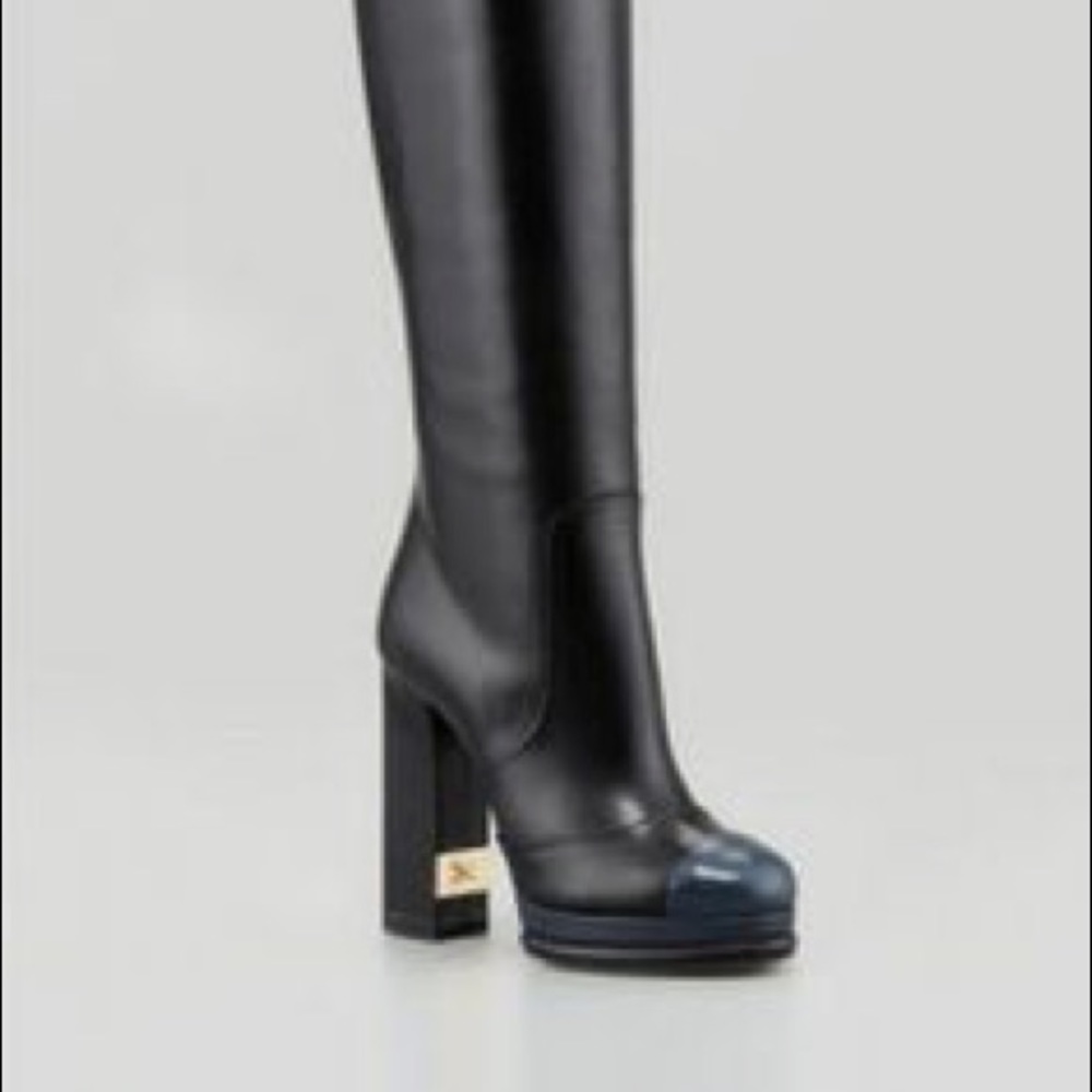 ISO Chanel platform boots